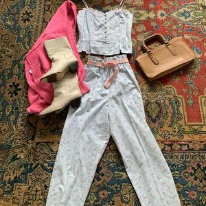 Adorable vintage two piece set!